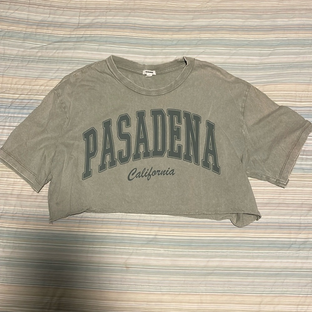 Garage "Pasadena California" cropped tee P/S
